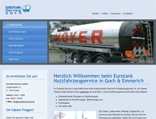 Tablet Screenshot of eurotank-service.de